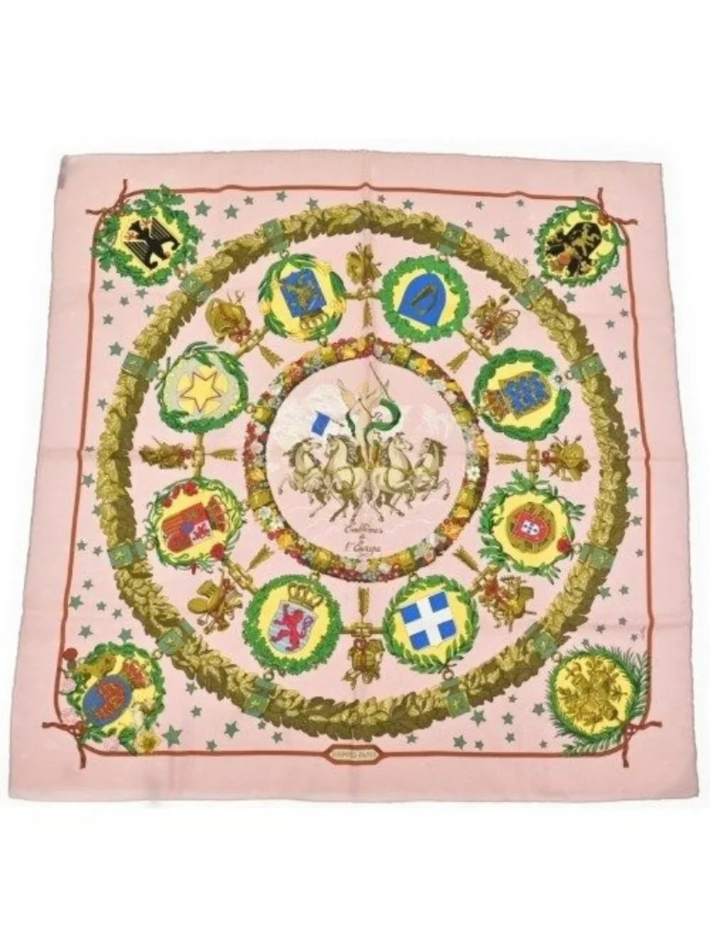 Hermes Bandana Scarf Pink